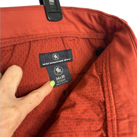 NWT Red Hart Schaffner Marx Men's Straight Pant Stretch Waist Flat Front 34x30 - Picture 3 of 11